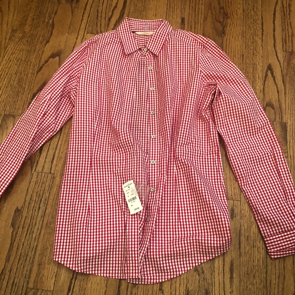 Brooks Brother NWT Gingham Button Down